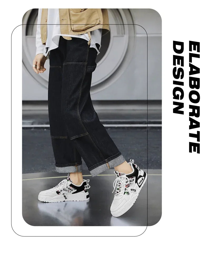 New Skateboard Men's Shoes Summer Sneakers Leather Casual Fashion Outdoor Running Sports Hiking Tennis Platform Designer Luxury
