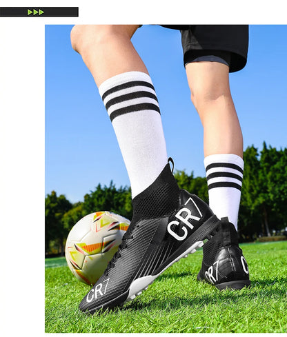 New Men Football Boots Hot Sale Professional Futsal High-Quality Soccer Shoes Cleats Women Unisex Ultralight TF/FG Sneakers