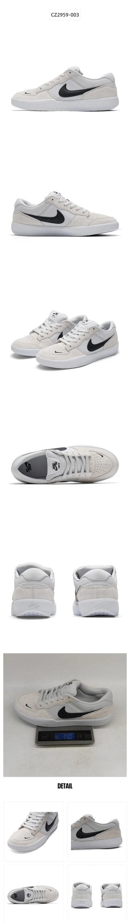 Hot Nike Men SB Force  Low Top Skateboard Shoes Casual Daily Wear Athletic Sneakers CZ2959-003