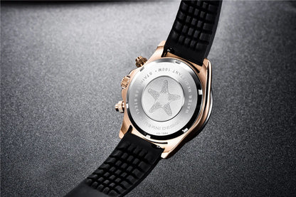 PAGANI DESIGN V2 40MM Meteorite Dial Men Quartz Watches Sapphire Retro Chronograph Waterproof Watch For Men