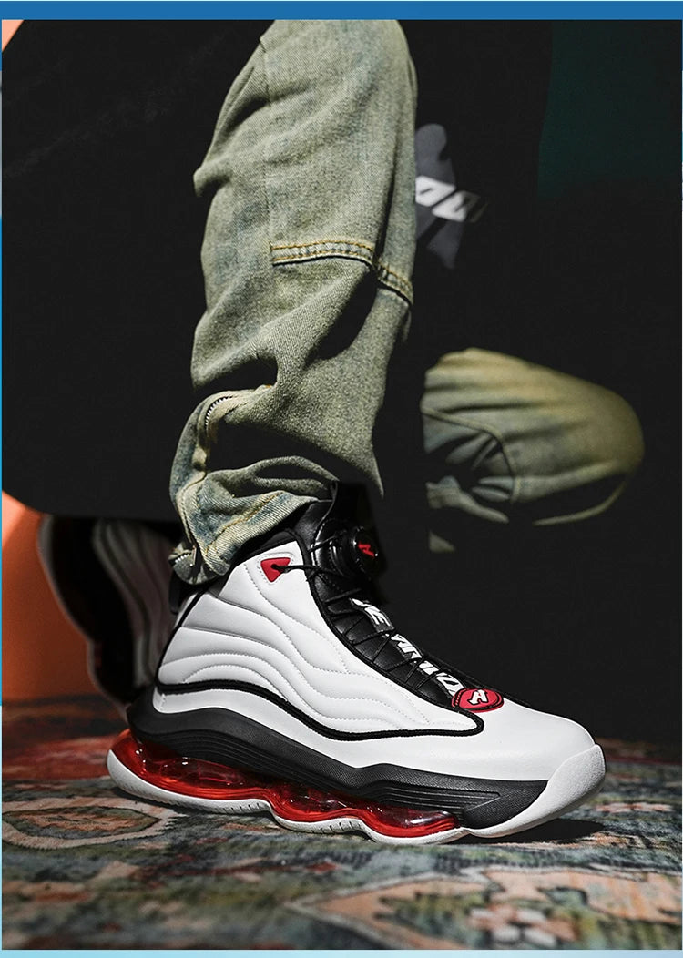 Men's Basketball Shoes Breathable Cushioning Non-Slip Running Gym Training Athletic Sneakers for Women