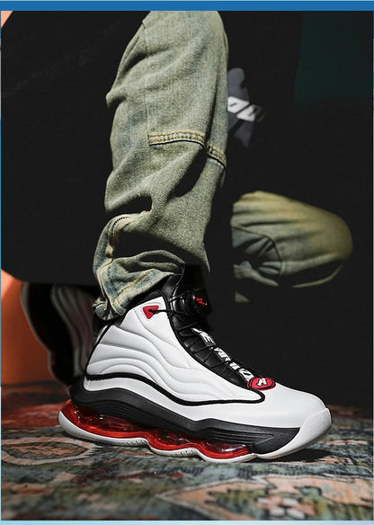 Men's Basketball Shoes Breathable Cushioning Non-Slip Running Gym Training Athletic Sneakers for Women