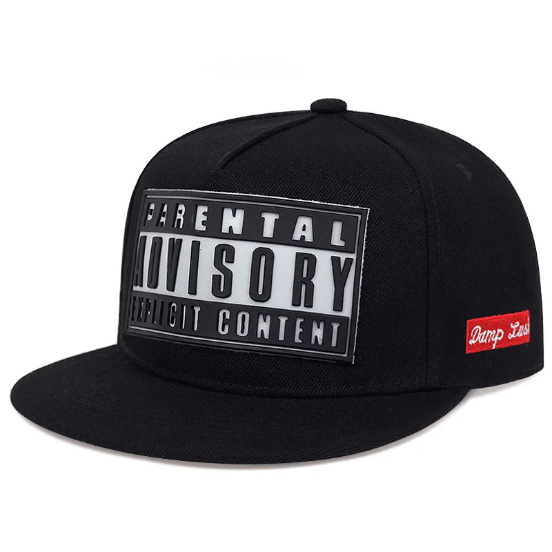 Flat Bill Visor Trendy Patch Snapback-kasket Hip Hop Color Block Baseballkasket Unisex Letvægts solbeskyttelse Dad Hats til kvinder og mænd