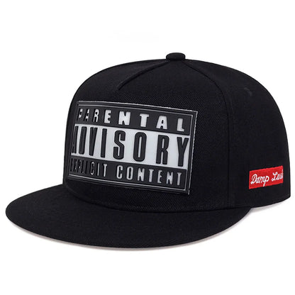 Flat Bill Visor Trendy Patch Snapback-kasket Hip Hop Color Block Baseballkasket Unisex Letvægts solbeskyttelse Dad Hats til kvinder og mænd
