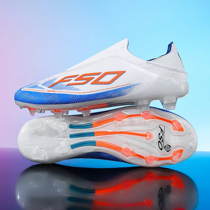 New Men Football Boots Non-Slip Boys Outdoor Hot-selling Soccer Shoes Grass Match Sneakers High-quality Cleats High-top Light