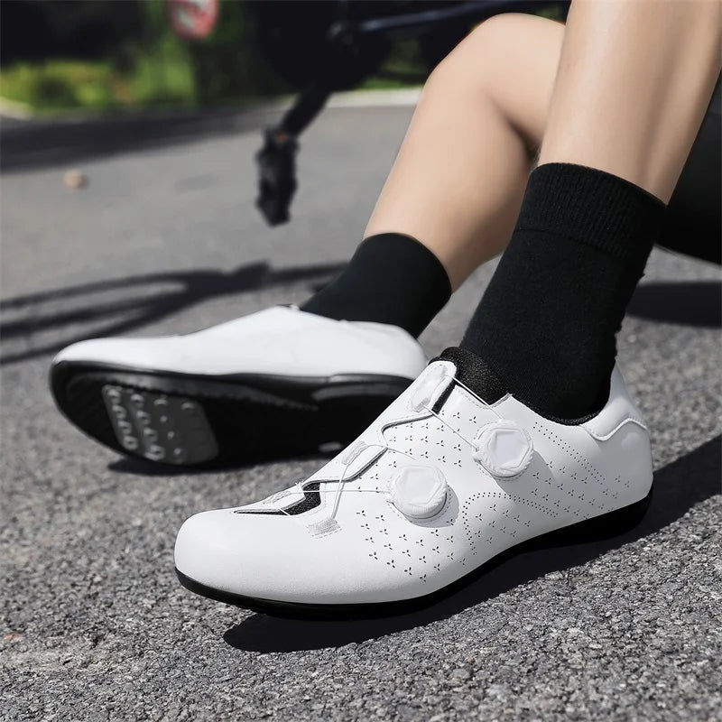 Men's Non-Locking Mountain Bike Shoes Without Cleats Road Bicycle RB Speed Non-Cleat Cycling Shoes Sneakers Flat Pedal MTB Women