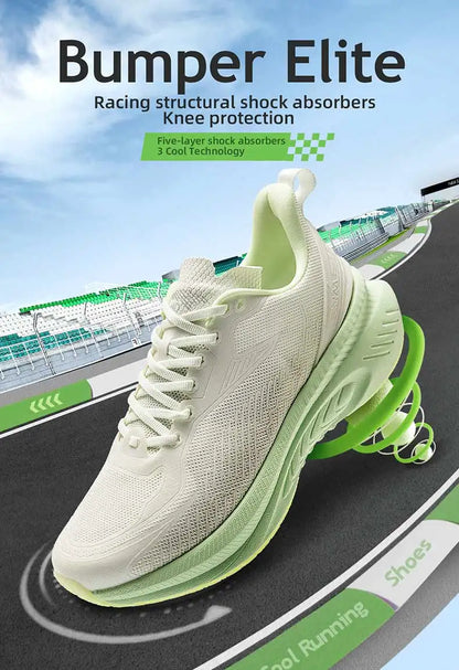Onemix New Original Men’s Running Sports Shoes Shock Absorption Soft Lightweight Breathable Mesh Non-Slip Cushioning Sneakers