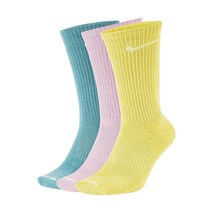 Chaussettes de sport Nike Air Jordan pour homme et femme, montant jusqu'aux genoux, lot de 3, chaussettes de basket-ball confortables et respirantes SX5544-017