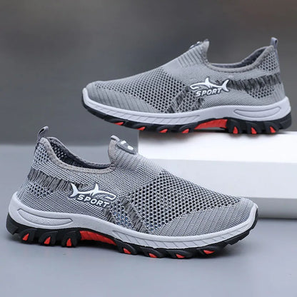 Men's summer sneakers, sporty men's mesh shoes, breathable sports shoes, canvas lightweight sneakers, cheap shoes clearance