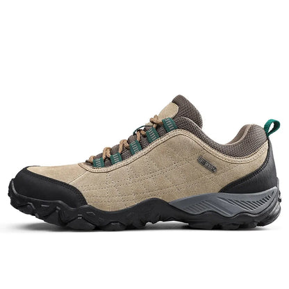HUMTTO Hiking Shoes Men's Luxury Designer Winter Climbing Trekking Sneakers Leather Outdoor Sports Work Shoes 110282A