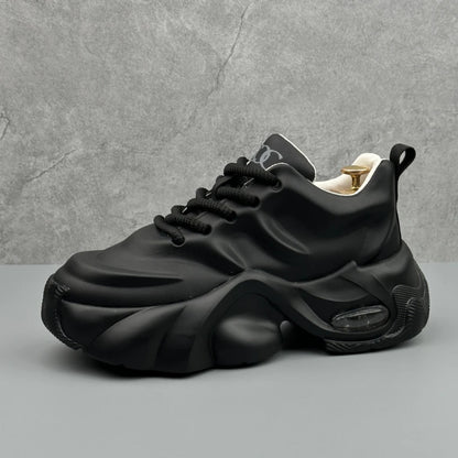Plus Size Men's 2026 New Dad Sneakers Thick Platform Sole Fashion Versatile Casual Athletic Shoes Trendy Comfortable Daily Shoes