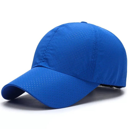 Schnelltrocknende Sonnenkappe für Damen, Outdoor-Freizeit-Sportmütze für Herren, Baseballkappe in Übergröße (60–65 cm), verstellbare Sonnenblende, Schirmmütze