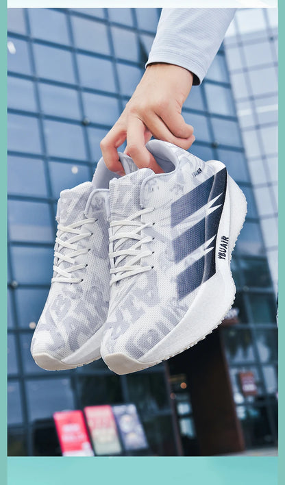 Men's Cushioning Running Shoes Lightweight Athletic Casual Sneakers Male Non-Slip Sports Shoes Outdoor Travel Walking Shoes 2026
