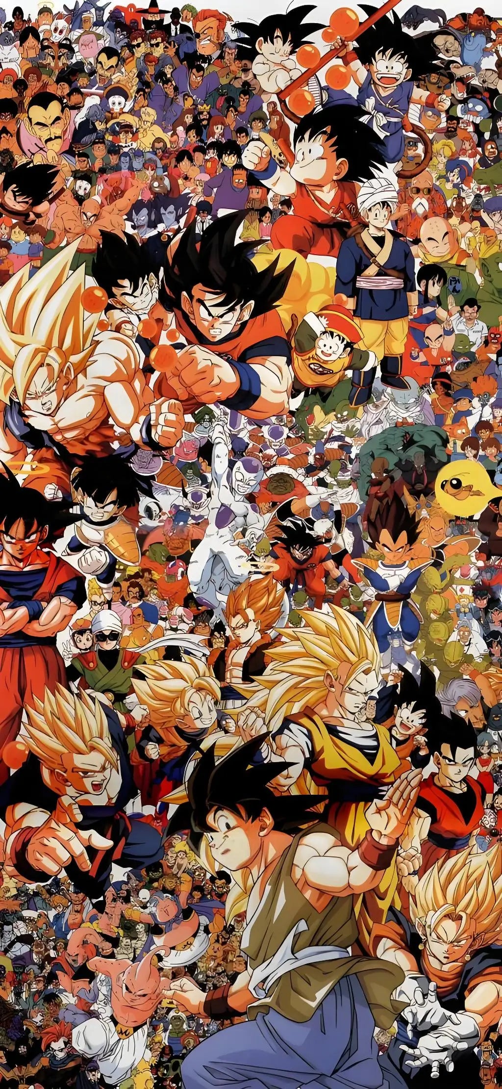 Dragon Ball Anime Cotton T-shirt Summer New Goku Printed Men's and Women's Hip Hop Oversized Casual Short Sleeve Top