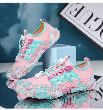Unisex Quick-Drying Breathable Aqua Shoes Barefoot Beach Footwear for Adults and Kids Gym Outdoor Training Sneakers Size 28-46