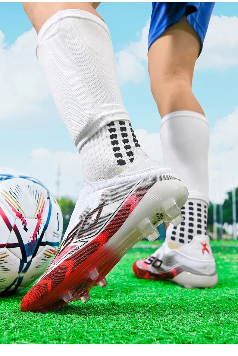 Men New Indoor TF Football Boots High Quality Training Original Male Breathable Non Slip Soccer Shoes Turf Futsal Football Shoes