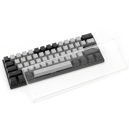 Funda protectora transparente de acrílico para teclado mecánico, cubierta antipolvo para teclado de 60/61/64 96 98 104/108 teclas, funda para ratón y teclado