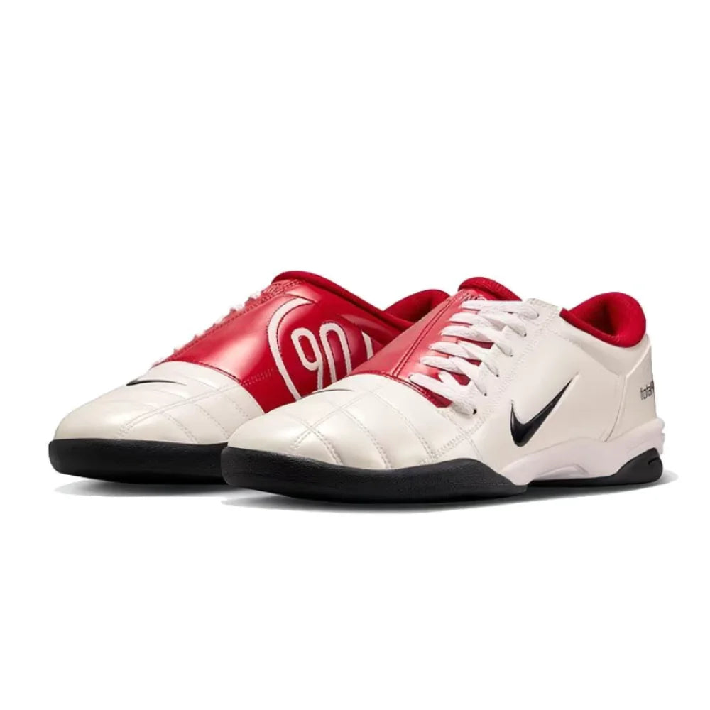 Nike Total 90 III – стилни, минималистични, удобни, плътно прилепващи, неплъзгащи се, издръжливи футболни обувки с ниска горна част (унисекс, бели) HQ2851-100