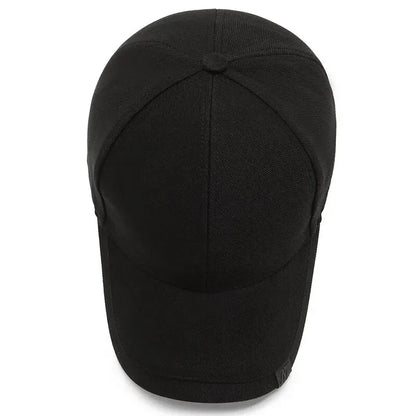 Cappellino da uomo Tide con visiera, cappello da sole coreano da uomo, nero, modello Tide, semplice, casual e versatile, cappellino da baseball