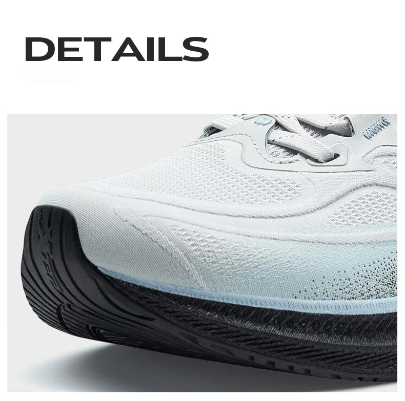 Xtep Running Shoes for Men 2025 Winter Trendy Shock Absorption Cushioning Non-Slip Comfortable Lace-Up Sneakers 875419110045