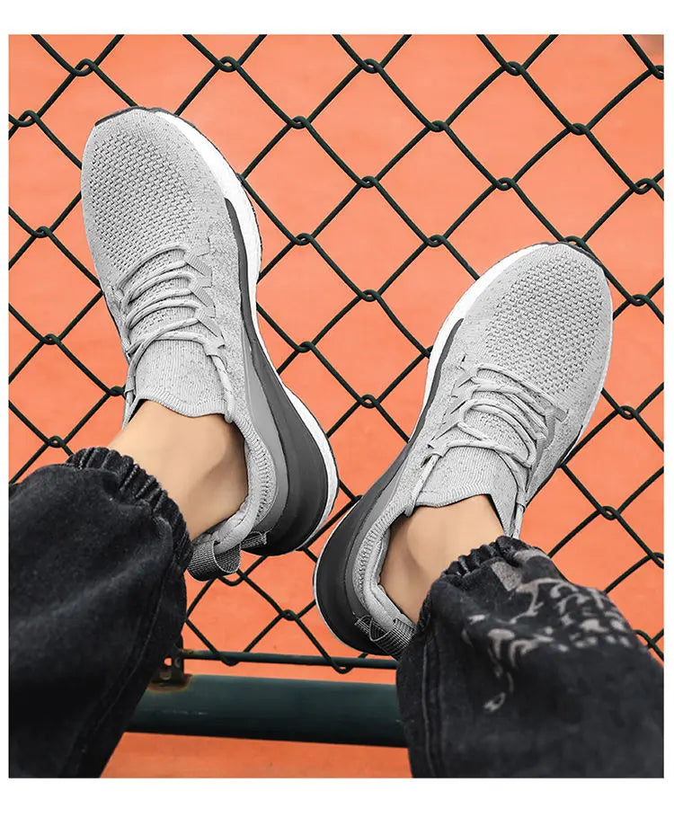 NEW Mijia Sport Shoes 4 Lightweight Ventilated Elastic Knitting Leisure Breathable Non-Slip Running Trainer Sneakers