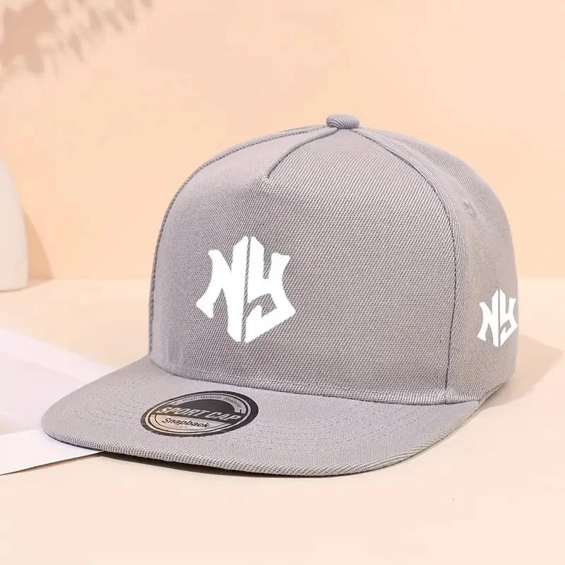 Cappellino da baseball con stampa neutra, per la primavera e l’autunno, regolabile, casual, in stile hip-hop, con visiera, per la protezione dal sole
