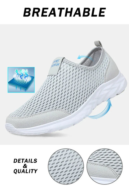 2025 new shoes men loafers, light walking breathable summer comfortable casual shoes, men's sneakers zapatillas hombre plus