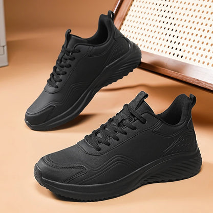 Autumn and Winter Men's Waterproof Sneakers, Soft and Cushion Sport Shoes for Walking, Plus Size 39-48 Casual Shoes for Men