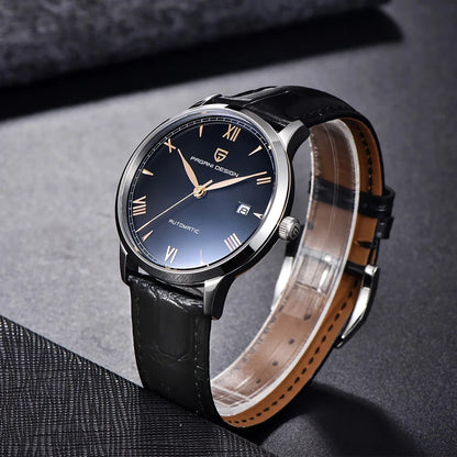 PAGANI DESIGN 40MM Pilot Men Mechanical Watch Luxury Sapphire Glass Automatic Watch 100M Waterproof NH35 Wristwatch For Men