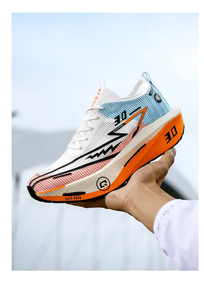 Sneakers da uomo in mesh comfort, scarpe da tennis 2025, running da uomo con piastra in carbonio 3.0, ammortizzazione per sport, allenamento e jogging