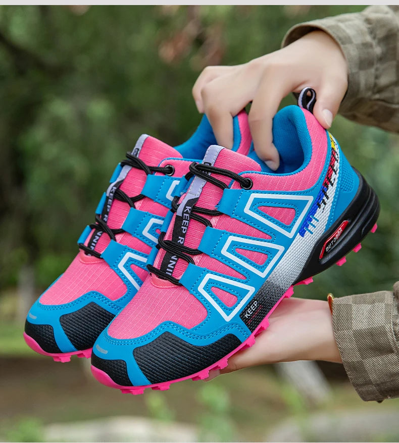 Women’s Waterproof Hiking Shoes Outdoor Sports Shoes Women’s Walking Travel Sports Shoes Bicycle Sports Shoes Running Sports Shoes