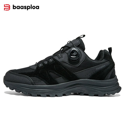 Sapatos de Caminhada Baasploa para Homem, Outdoor e Escalada, em Malha Respirável, para Viagem e Caminhada, Antiderrapantes, Resistentes ao Desgaste, Confortáveis, Tipo Sneaker