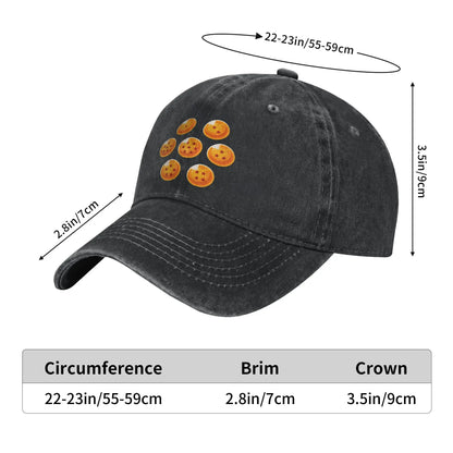 Dragon Ball DBZ Goku Baseball Cap for Men Women Distressed Denim Snapback Cap Japan Manga Outdoor Unstructured Soft Caps Hat
