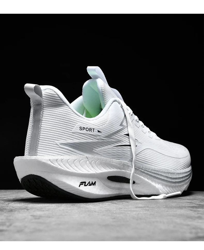 Men's Sports Running Shoes Marathon Air Cushion Breathable Lightweight Comfortable Women's Outdoor Athletic Sneakers Jogging Tennis