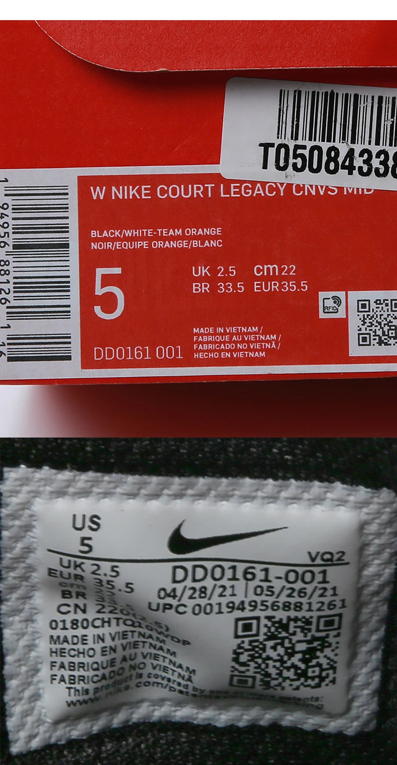 Nike Authentic COURT LEGACY CNVS Women's Casual Canvas Shoes DD0161-001