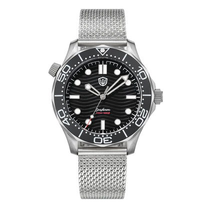 Watchdives 42mm Titanium Dive Watch NTTD VH31 Sweep Second Quartz Movement 200m Waterproof Super Luminous Men Watches