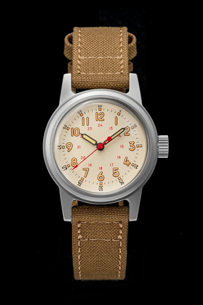 THORN Retro Military Watch 36mm Watch Made of NH35A Movement SHY-043 Sport Watch Unisex Men's and Women's Luxury
