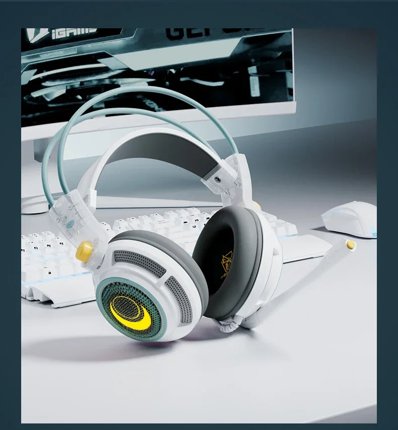 Somic G941 Wired Headphones Gamer Headphone Denoise Gaming Headphone Custom With Microphone Headsets 7.1 Stereo Sound Headset