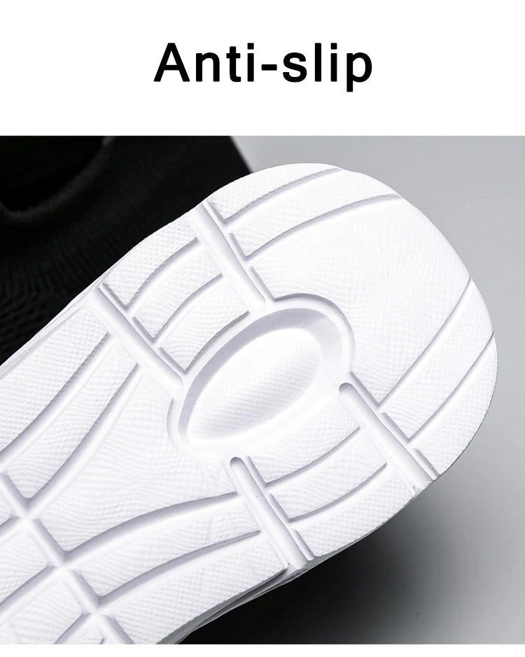 Breathable Men Casual Shoes Slip on Male Vulcanized Shoes Lightweight Men's Casual Sneakers Soft Anti-slip Flats Outdoor Loafers