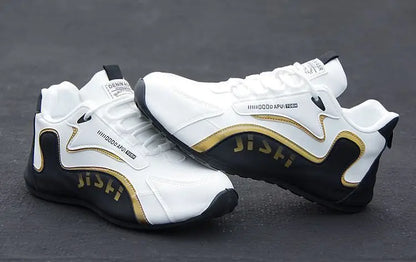 Chaussures en cuir respirantes pour hommes, baskets décontractées de voyage imperméables, chaussures de couleur unie, chimanti ald, automne, nouveau