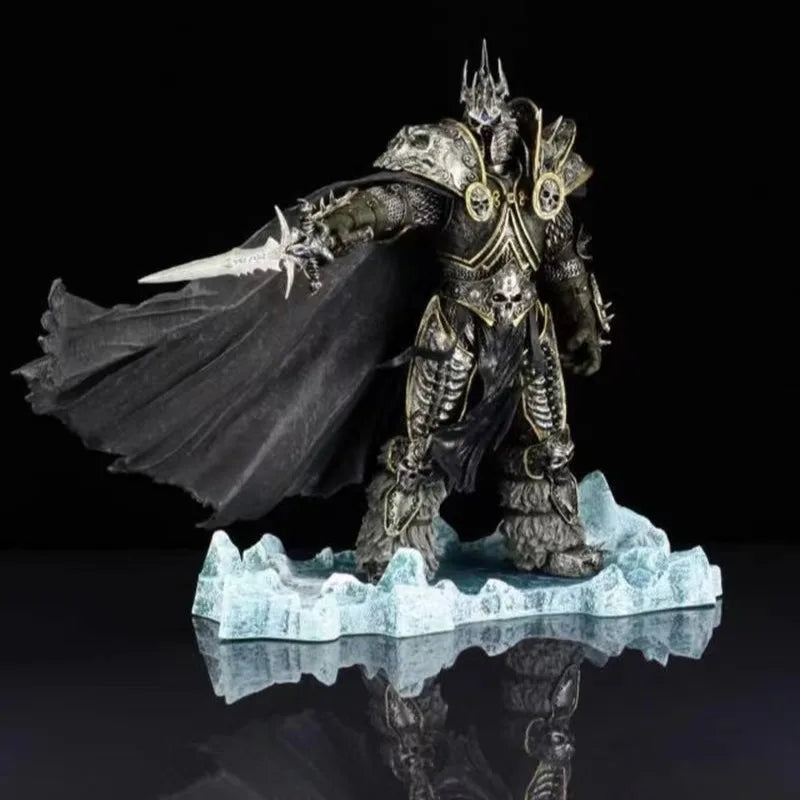 36cm herní periferie World of Warcraft, 7. král lichů Illidan Stormrage, anime figurka, model, dekorace na stůl, dárky, hračky pro děti
