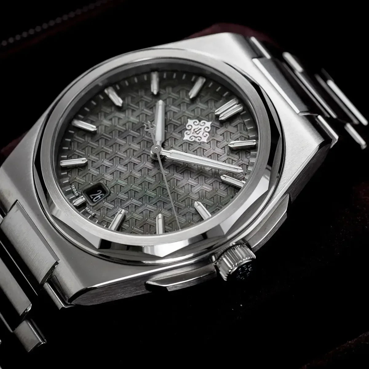 IX&DAO 2025 New 37mm Warrior Men's Automatic Mechanical Watch Miyota 9015 Movement Sapphire Stainless Steel Waterproof 10Bar BGW