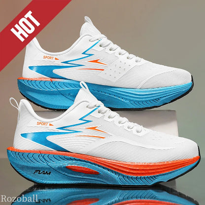 Men's Sports Running Shoes Marathon Air Cushion Breathable Lightweight Comfortable Women's Outdoor Athletic Sneakers Jogging Tennis