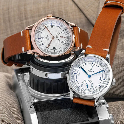 Thorn T001 Quartz Watch Fashion Sapphire Waterproof Grilled Men Watch VD78 Movement 316L Stainless Steel Business Luxury Watch