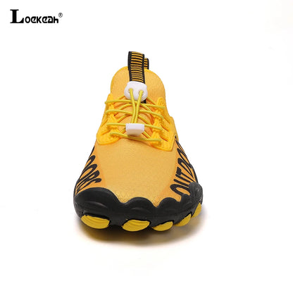 Men's Water Sports Shoes, Quick-Dry, Non-Slip Five-Finger Shoes, Outdoor Wading Swimming Barefoot Aqua Shoes, Lightweight Sneakers