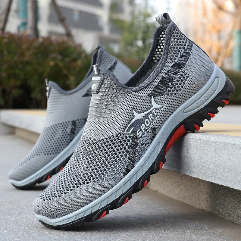 Men's summer sneakers, sporty men's mesh shoes, breathable sports shoes, canvas lightweight sneakers, cheap shoes clearance