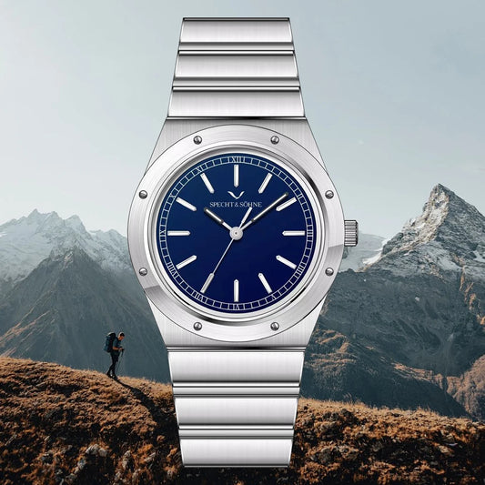 New Arrivals 2026 Specht & Söhne Luxury Watch 38MM Men's Quartz Super Slim Stainless Steel Sapphire Crystal 50M Water Resistant