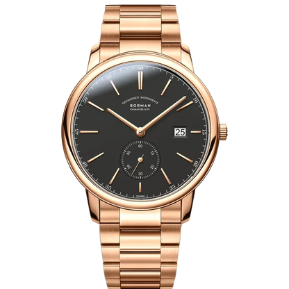 Relógio BORMAN BM3817 TOP Novo 42 de Luxo para Homem, Mecânico Automático, Vidro de Safira, Ultrafino, 50M à Prova de Água, com Submostrador