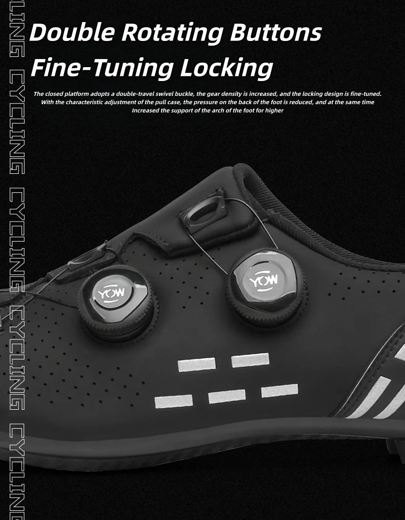 Sapatos de Ciclismo de Alta Qualidade para Homem SPD Autoencaixe Estrada Bicicleta Desporto Sapatos de Ciclismo MTB de Montanha Antiderrapantes para Mulher 36-47