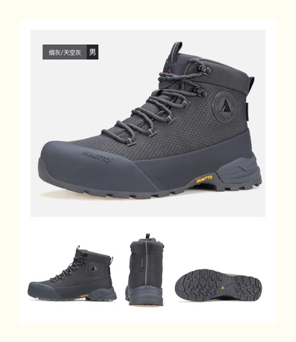 HUMTTO Hiking Shoes Men Winter Outdoor Sports Climbing Shoes Hunting Boots Warm Outdoors Ankle Travel Boots Trekking Sneakers